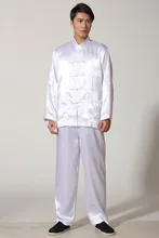 Fábrica libre del envío Precio kungfu chino tradicional ropa para hombres camisa de kung fu taiji traje set 4 color Barato