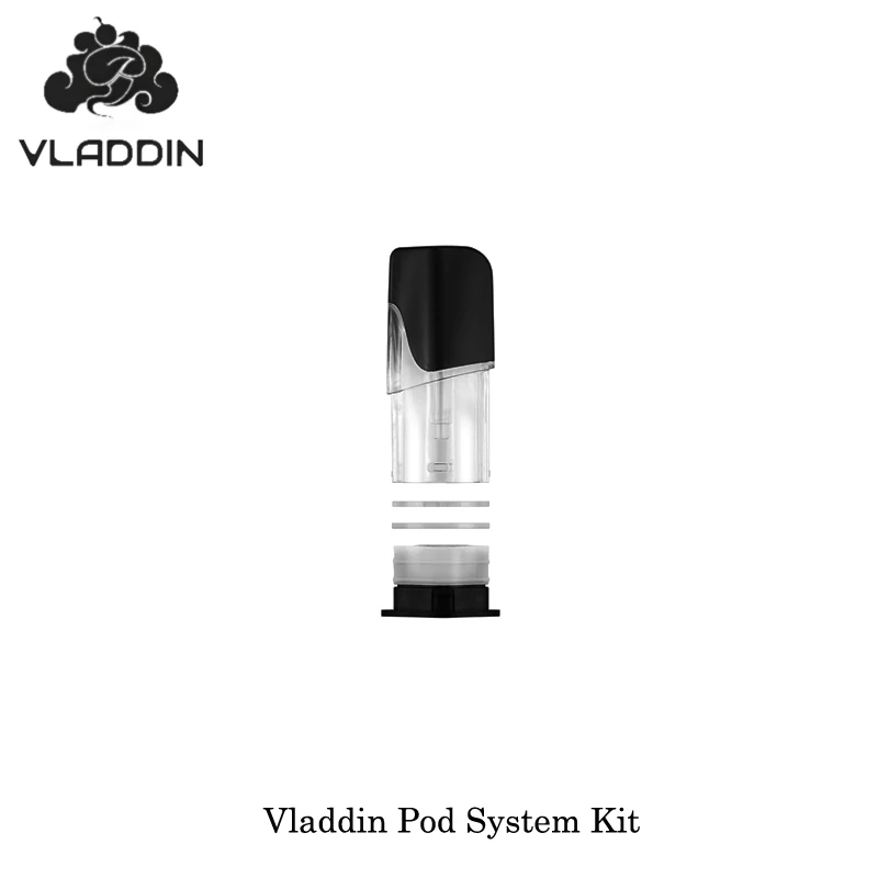 20 шт./лот электронные сигареты Vladdin система Комплект Vape 1,5 мл Pod система 12 Вт 350 мАч картридж с испарителем VS JUSTFOG MINIFIT C601