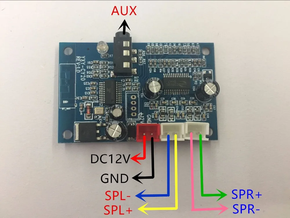 7,5 v-16 v Беспроводная связь Bluetooth стерео аудио получения декодер доска, поддержка L2CAP/A2DP(AVCTP/AVDTP/AVCRP) с 15 Вт* 2 усилителя