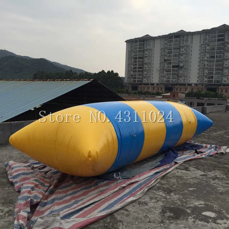 Free Shipping Crazy 6X2M Inflatable Water Catapult Blob Water Sport Toy