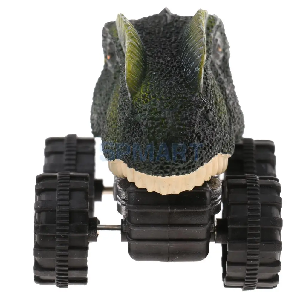 5 Patterns Vivid Animal Dinosaurs Figures Model Pull Back Cars Vehicle Jurassic Toys Kids Children Baby Cool Play Gift