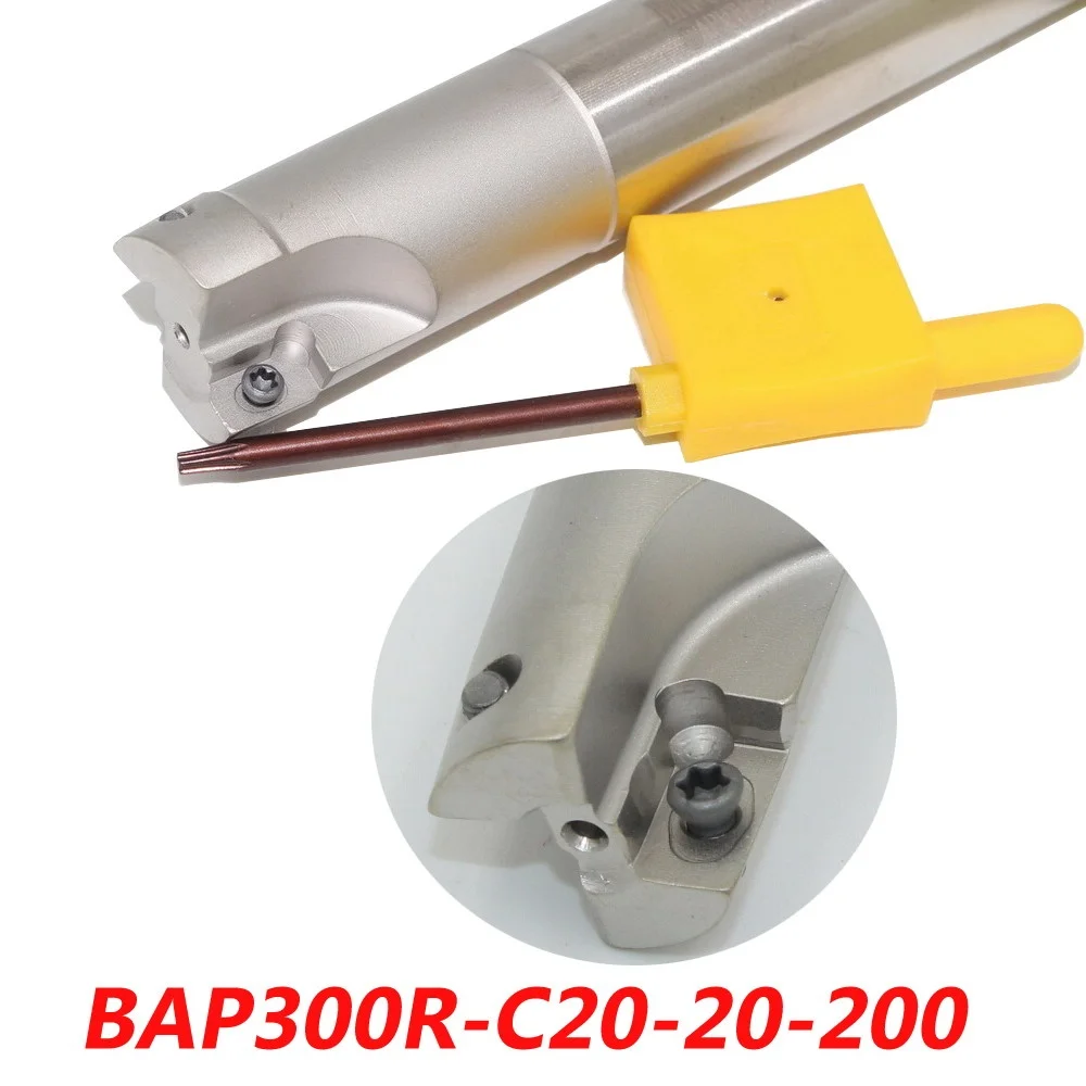 

Free Shipping BAP300R-C20-20-200 Indexable Face Milling Cutter Tools For APMT1135 Carbide Inserts Suitable For NC/CNC Machine