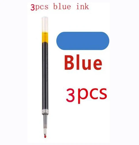 Оригинальные ручки для вывесок Xiaomi Mijia 9,5 мм ручки для вывесок добавить Mijia Заправка для ручек черный PREMEC гладкая швейцарская заправка MiKuni японские чернила - Цвет: 3 pcs blue Refill