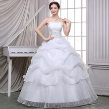 Vestidos De Novia, новинка, настоящая фотография, кружевное свадебное платье, es, белое, с аппликацией, для невесты, платья принцессы, жемчужное, свадебное платье