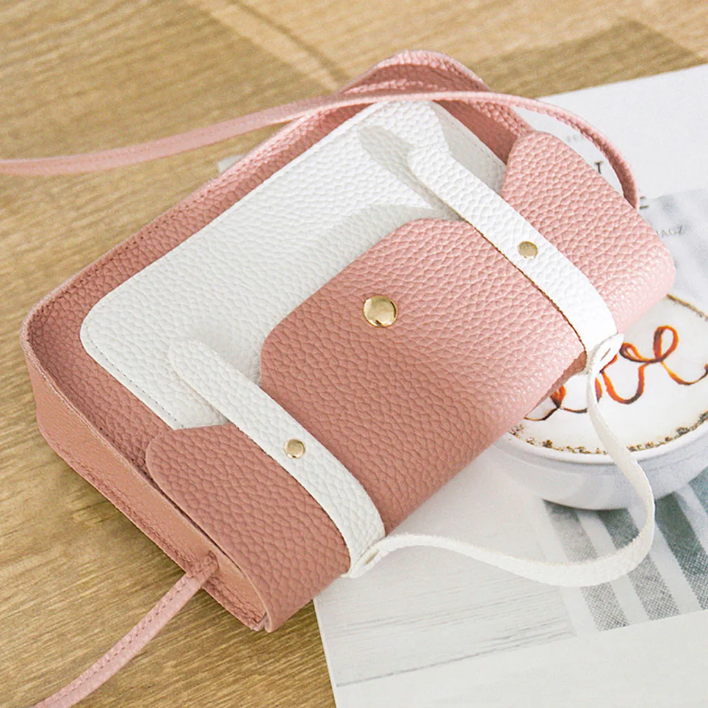 coin purse waterproof Fashion Women Hasp Hit Color Shoulder Bags Messenger Bag High capacity Coin Bag Phone Bag porte monnaie