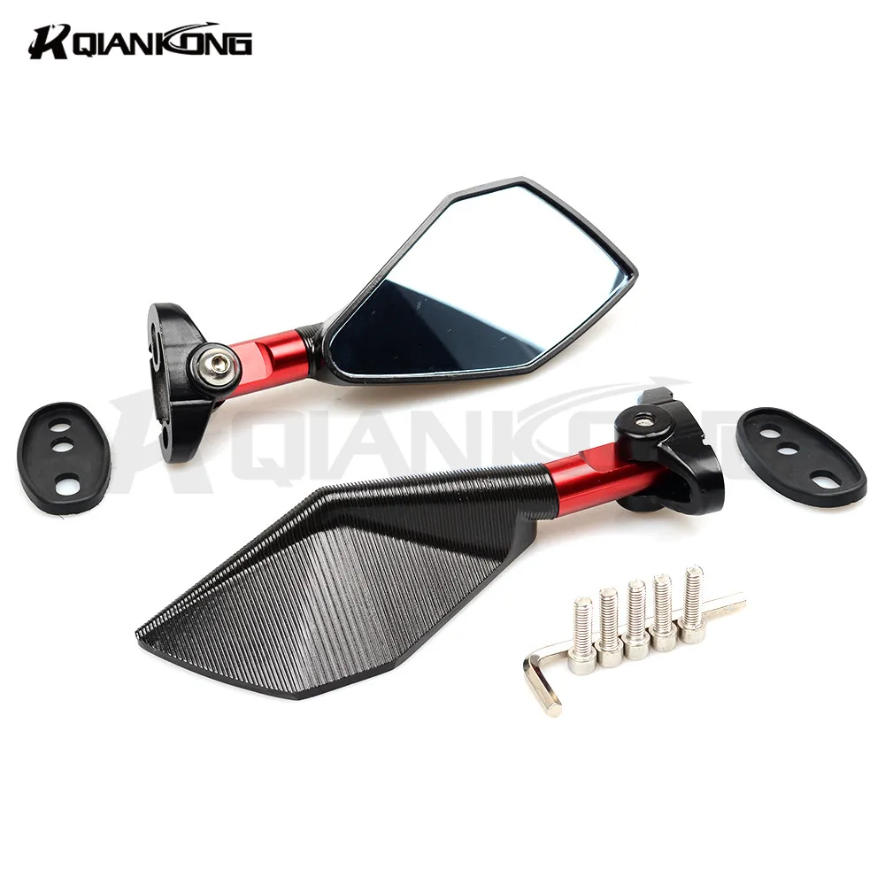Universal Motorccycle CNC Side Mirror Rearview Mirror FOR Kawasaki ninja 650r er6f er6n f Honda HORNET CBR 600 F2 F3 F4 F4i
