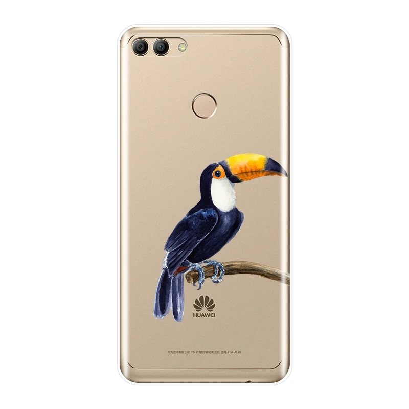 Для huawei Y5 Y6 Y7 Prime 2018 Y9 2019 чехол для телефона силиконовый мягкий с изображением орла