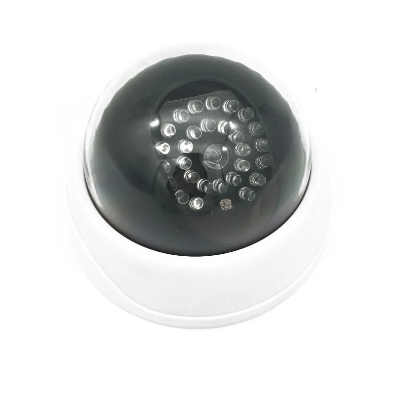 

Fake LED Simulation Dummy Dome Camera Home Safely Security Surveillance Cameras White