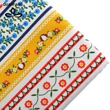 Хлопок-лен для льяная ткань скрапбукинга для сумки Одежда для кукол занавески экраны рождественские украшения 50x145cm