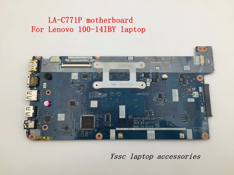 Новая LA-C771P материнская плата для lenovo 100-14IBY B40-10, материнская плата для ноутбука N2830, процессор ddr3l, память низкого напряжения