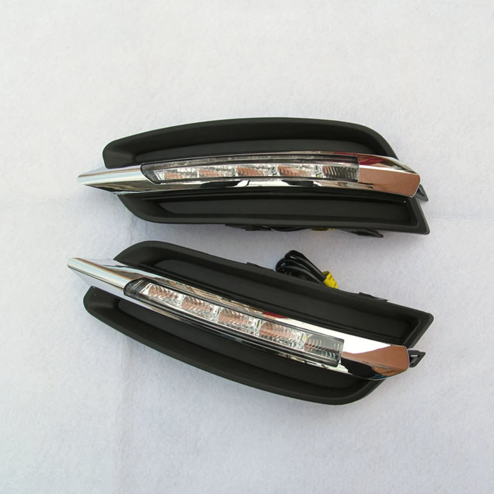  ECAHAYAKU 1 Pair 6000K LED DRL Day Light for Car Special NISSAN TEANA 2010 2011 2012 Daytime Runnin - 4000025552761