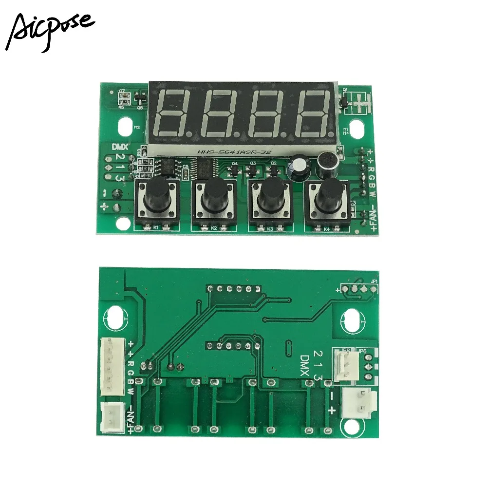 6 шт./лот 54X3 W/36x3 w светодиодный нормальная материнская плата RGBW DC 12-36 V постоянный Давление материнская плата 4/8CH Профессиональное Освещение сцены доступа