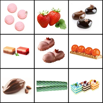 

Meibum Various Cake Silicone Mold Party DIY Mousse Dessert Mufiin Pastry Decorating Mould Chocolate Fondant Tray Baking Tools