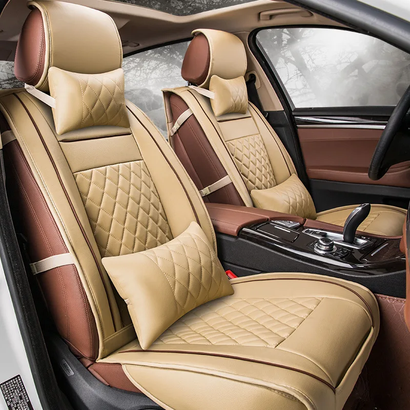 5 Seats Car Seat Cover fit Audi Q7 E tron/S3/S4/S5/S8/SQ5/SQ7/RS Q3/A6L