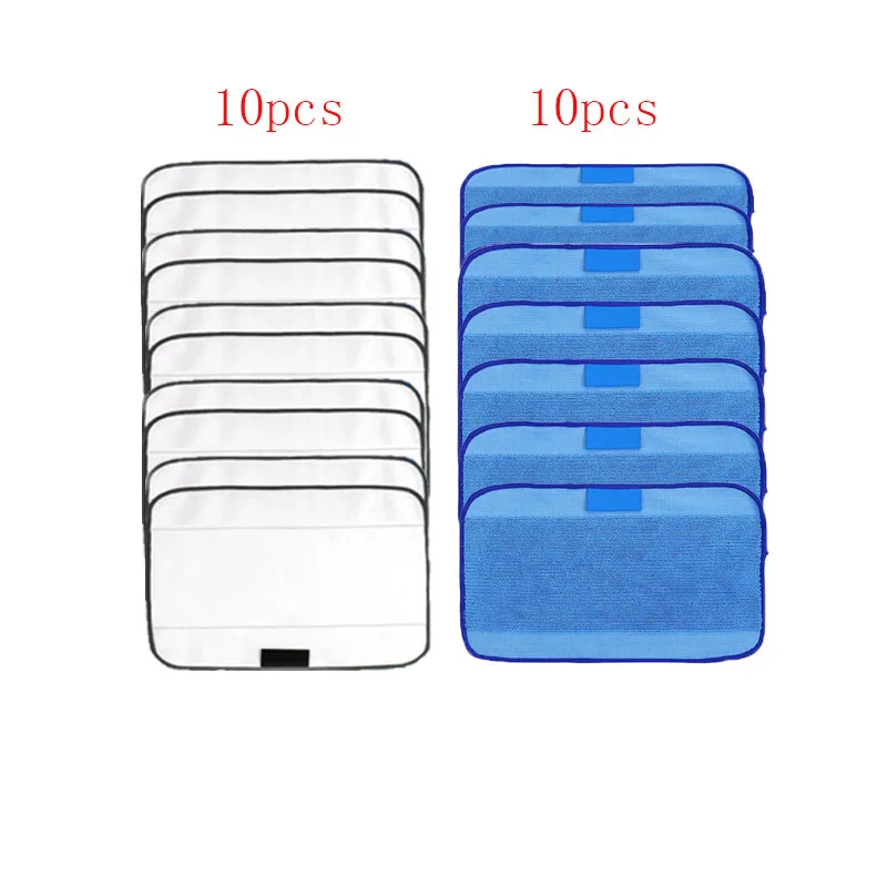 20 Pz/Lotto Wet & Dry Mop Panno Tampone Di Pulizia Per Irobot Braava 380 380T 320 321 Menta 5200C 5200 4200 4205 Robot Vacuum Cleaner Parts