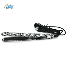 Flat iron FMK wet and dry Professional hair straightener irons titanium plancha de pelo styling tool EU plug Zebra HS049H