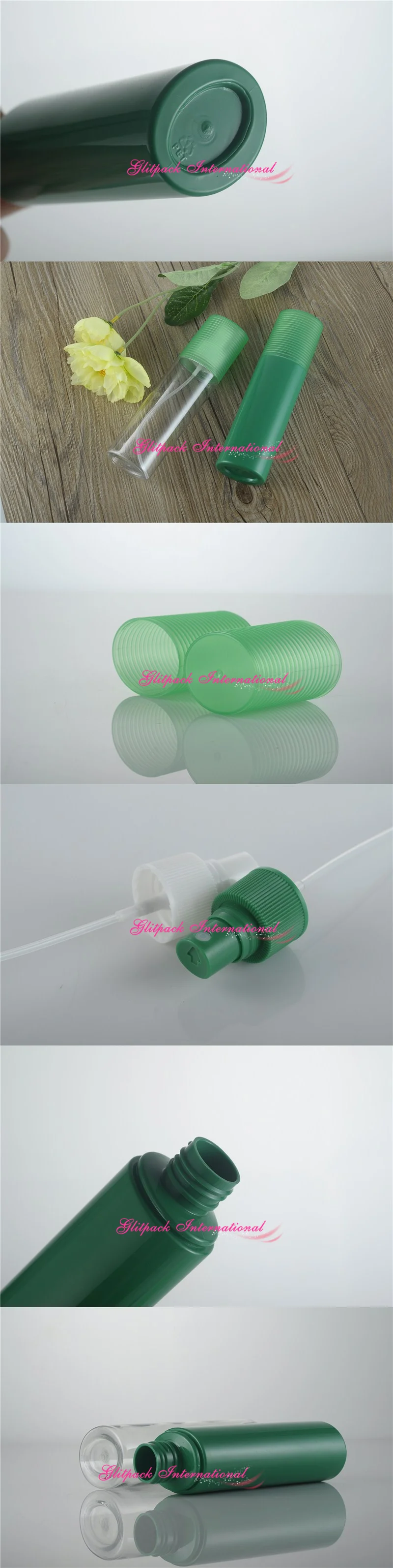 green pump bottle