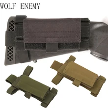 3 цвета Тактический симметричная 5 круглый приклад дробовика оболочки чехол с патроны Перевозчик