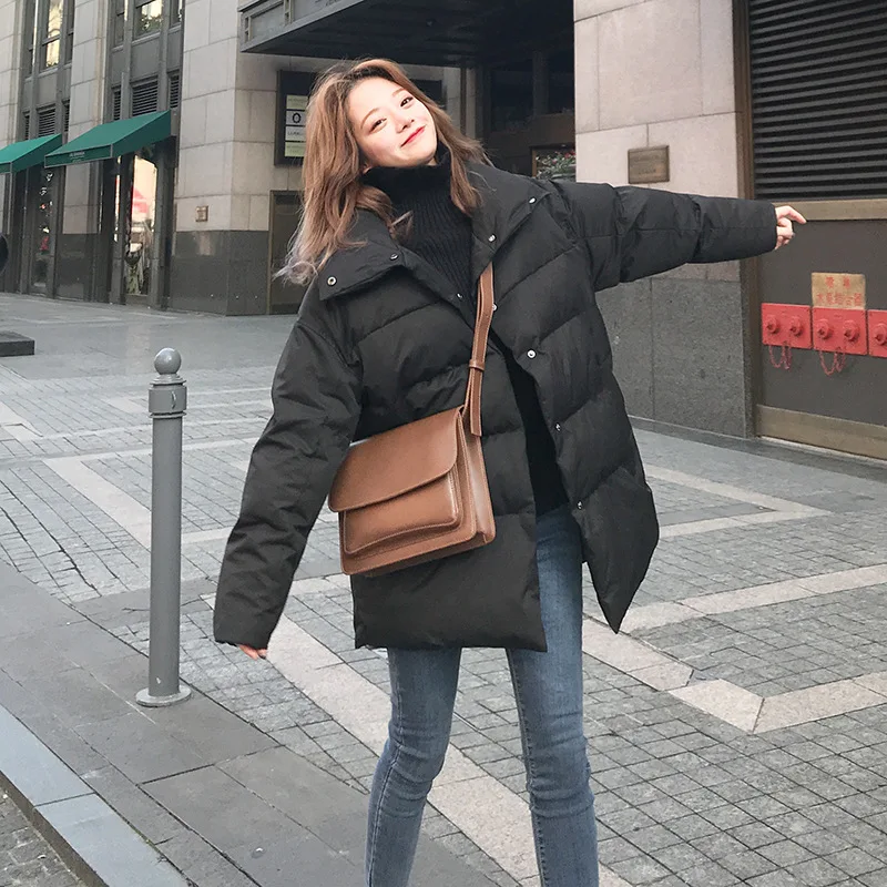 Lâche Veste Beige Nouveau Manteau Costume brown Vers Pain black Coton Épais Le Bas Dames 44ISaqvx