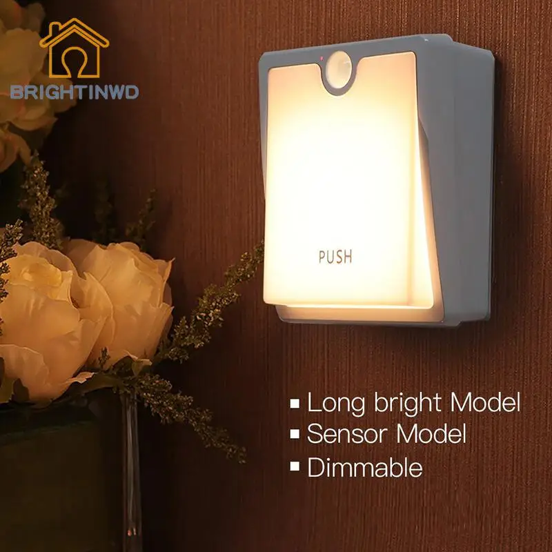 16LEDs Motion Sensor Night Light Dimmer Corridor Toilet Lights