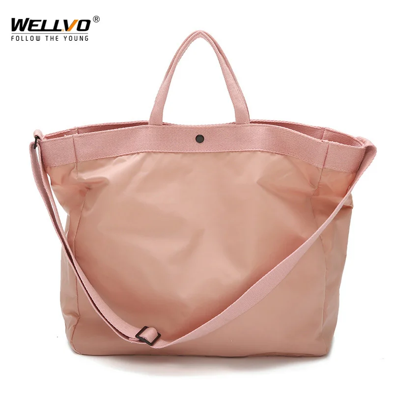 Travel-Bags Hand-Luggage Wellvo Nylon Large-Capacity Women XA45ZC