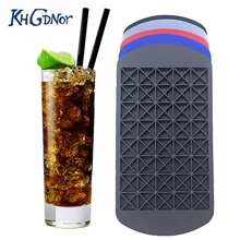 Khgdnor Треугольники Форма льда Еда Класс силиконовые формы лоток льда 160 отверстия Треугольники льда Кухня Барные аксессуары