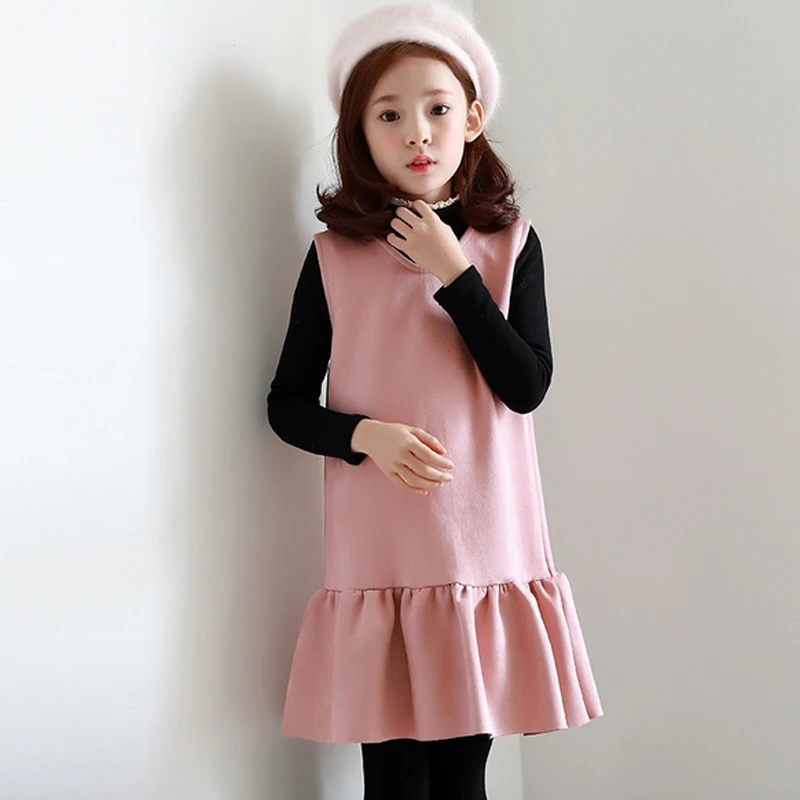 Детское зимнее платье без рукавов на осень/зиму|girls winter dress|toddler girl dressesdress princess |