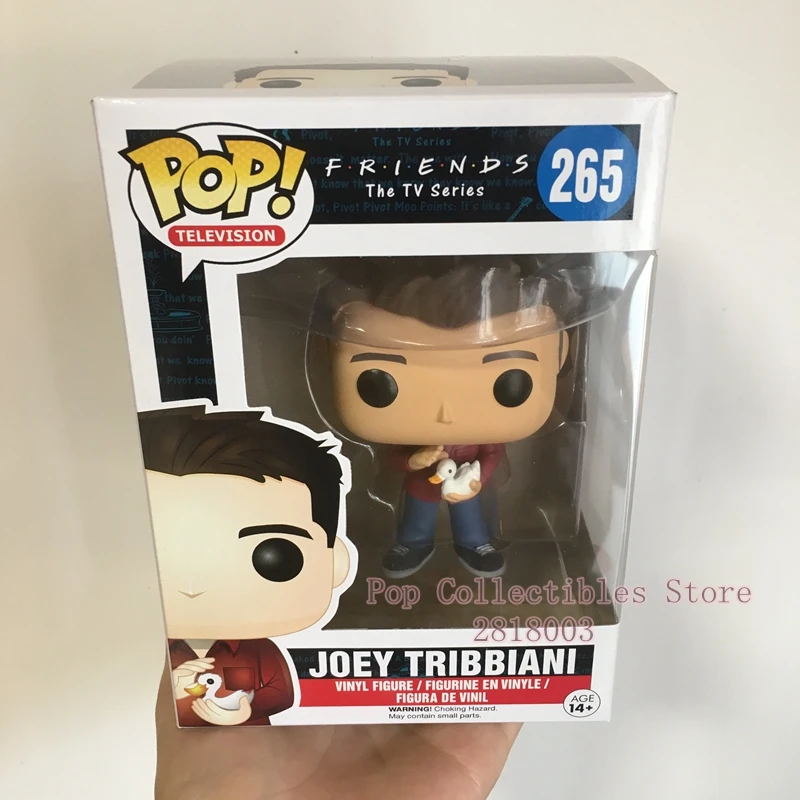 Эксклюзивная Funko pop официальная ТВ: друзья-Joey Tribbiani Виниловая фигурка Коллекционная модель игрушки с оригинальной коробкой