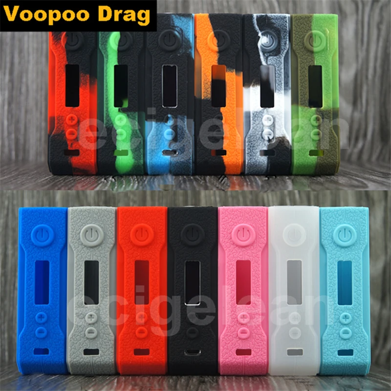 DHL 200 шт. * voopoo перетащите 157 Вт mod силиконовый чехол/кожа/крышка VS ипв Веста /istick