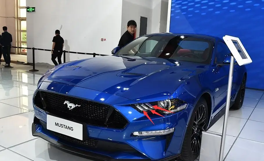 2 шт. RGB ангельские глазки и 6 шт. в полоску светильник bluetooth для mustang