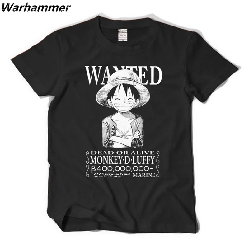 

Free shipping 2017 new ONE PIECE T-shirts anime Monkey.D.Luffy boys girls DIY printing fashion Tee O-neck big yard T-shirts tops