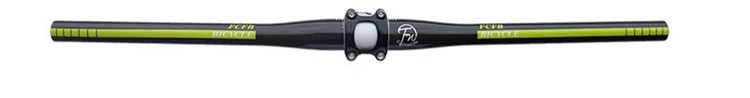 FCFB FW полностью углеродное волокно велосипедный Руль Горный велосипед MTB Руль 31,8*720 мм ультра длинные manillar fixie части велосипеда - Цвет: Прозрачный