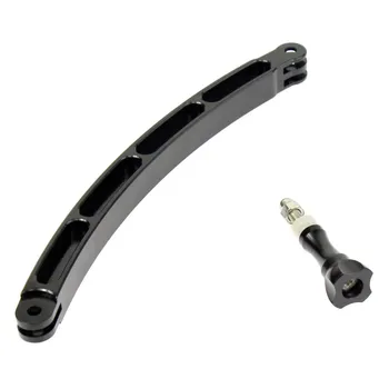 

BGNing Aluminum Motorcycle Cycling Helmet Extension Arm Mount with Aluminum Screw Nut for GoPro Hero 8 7 6 SJCAM Action Camera