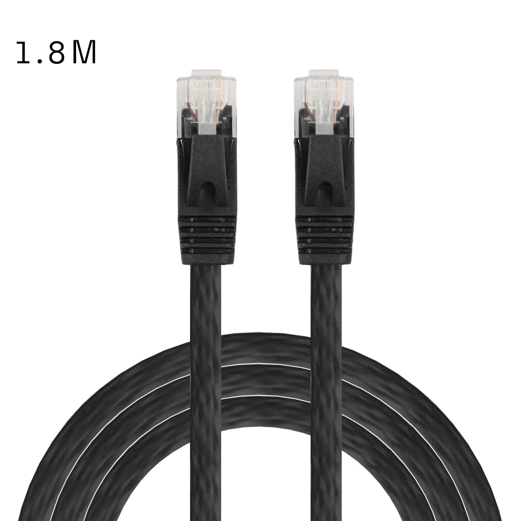 

0.5/1/1.8/3M Ethernet Cables Flat CAT6 UTP Modem Router RJ45 Gold Connector Network Internet Cable Patch LAN Cord