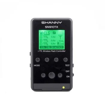 

Shanny SN910TX 2.4G Wireless Radio Signal System 1/8000S AF Assist-focus i-TTL Speedlite Transmitter SN910EX-RF for Nikon CLS