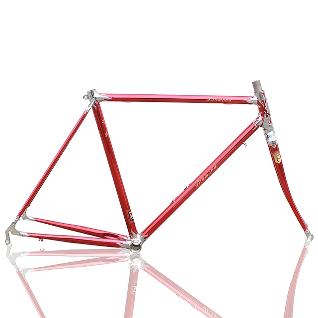 Best price at $506 Cheap 700C LUG FRAME Vintage Bicycle frame road bicycle mountain bike fixed gear bicycle