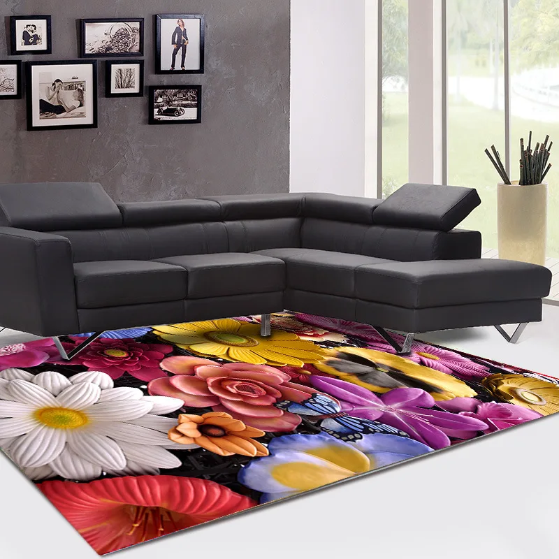 Абстрактные цветочные изысканные ковры для гостиной, спальни, коврики противоскользящие, коврики для кухни, высокое качество, модные, для прихожей, утолщенный ковер