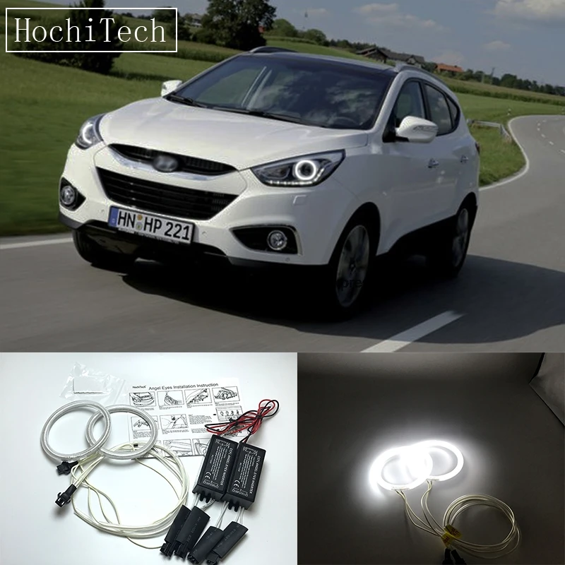 HochiTech для Hyundai ix35 2010 2012 ультра ярсветильник дневной свет DRL CCFL глаза ангела