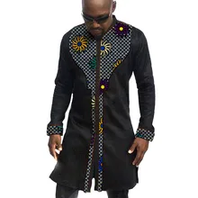 Best Price African men's long shirts black with print Ankara tops dashiki shirt men stand collar Ankara shirt wedding wear Best Price African men's long shirts black with print Ankara tops dashiki shirt men stand collar Ankara shirt wedding wear