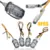 Universale 4 pz/set DC12V Ambra Del Motociclo HA CONDOTTO il Mini Luce di Segnale di Girata Per Moto Dirt Bike Indicatore di Direzione Lampeggiante Lampada Decorativa