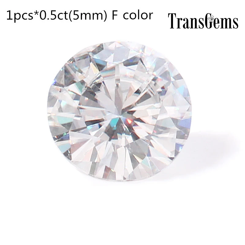 

Similar to forever one 5.0mm 0.5ct round brilliant cut moissanites loose stone synthetic beads for jewelry making retail price