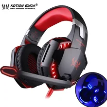 KOTION EACH Gaming Headset Game Headphhones 3.5mm Earphone Gamer Stereo bass Headphone With Microphone Led For Computer PC KOTION EACH Gaming Headset Game Headphhones 3.5mm Earphone Gamer Stereo bass Headphone With Microphone Led For Computer PC