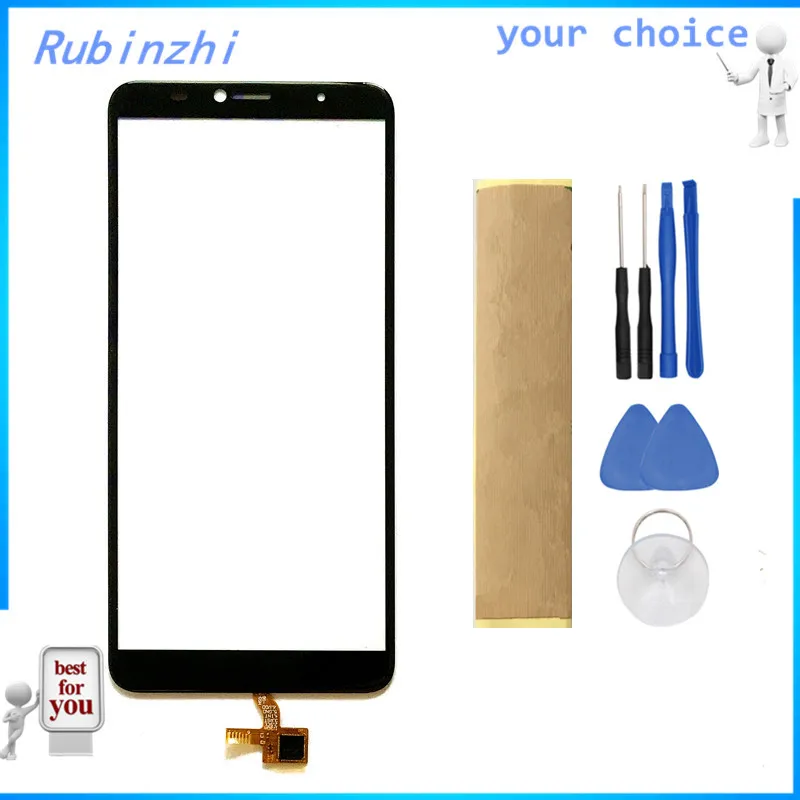 

RUBINZHI Free Sticker Tools Mobile phone Touch panel For Leagoo M9 Pro Touch Sensor Touchscreen Digitizer Replacement