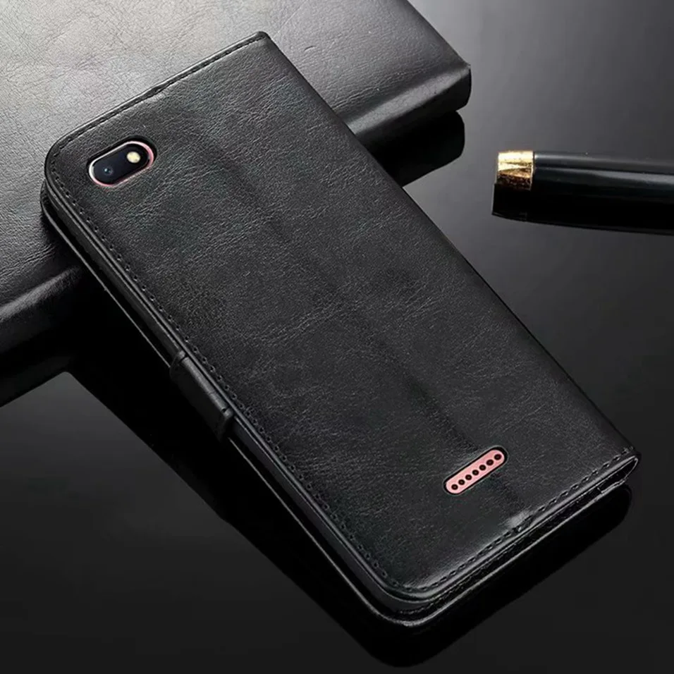 WhaY Vintage Case For Xiaomi Redmi 6A Case Wallet Kickstand PU Leather Shockproof Luxury Xaomi Redmi 6A Cover Filp Fundas Coque  (5)