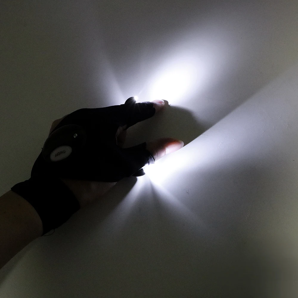 ITimo 1 Piece Finger Light LED Glove Flashlight Torch Novelty Lighting Mini Portable Light for Camping Hiking Fishing Repairing ITimo 1 Piece Finger Light LED Glove Flashlight Torch Novelty Lighting Mini Portable Light for Camping Hiking Fishing Repairing