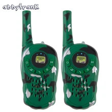 Abbyfrank 2Pcs Walkie Talkie Toy Spy Intercom Gadgets Children Spy Toy Camouflage Electronic Portable Two-Way Radio Interphone
