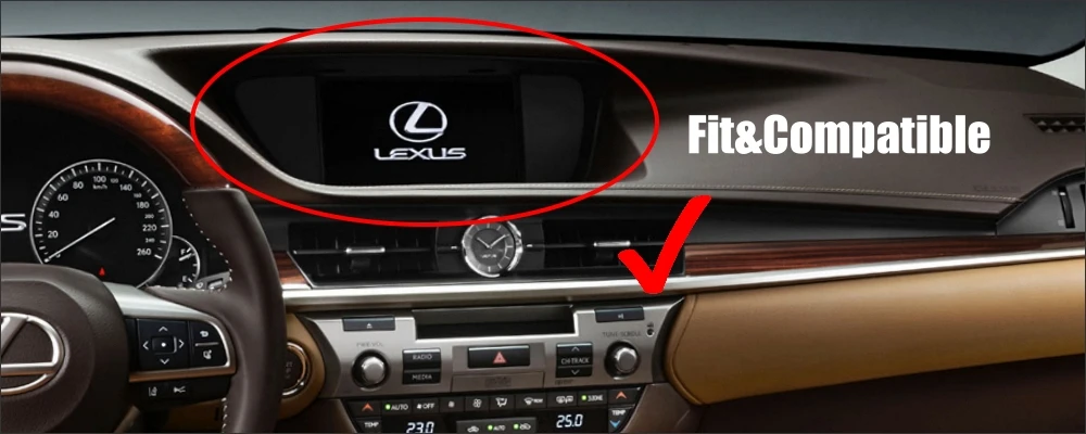 Excellent Liandlee For Lexus ES250 2012~2015 Wince Car Radio CD DVD Player GPS Navi Navigation Maps Camera OBD TV Screen Media 7