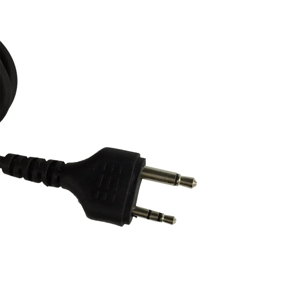 PTT Air Tube Earpiece Earphone MIC For MIDLAND Walkie Talkie for G6G7 Two Way Radio Walkie Talkie 2 Pin Security Door Supervisor (2)