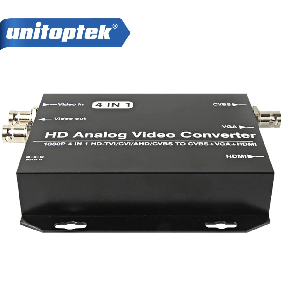 

HD AHD CVI TVI CVBS Camera Signal to HDMI/VGA/CVBS Converter Support HDMI+VGA+CVBS(BNC) Output 720P/1080P@25/30Hz HD Video Conve