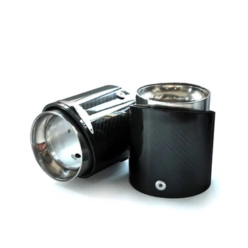 

1 pcs New Steel End Carbon Fiber Pipe Car Exhaust Muffler Tip Pipe For BMW MINI 14-18